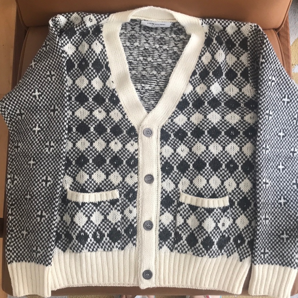 100% wool cardigan